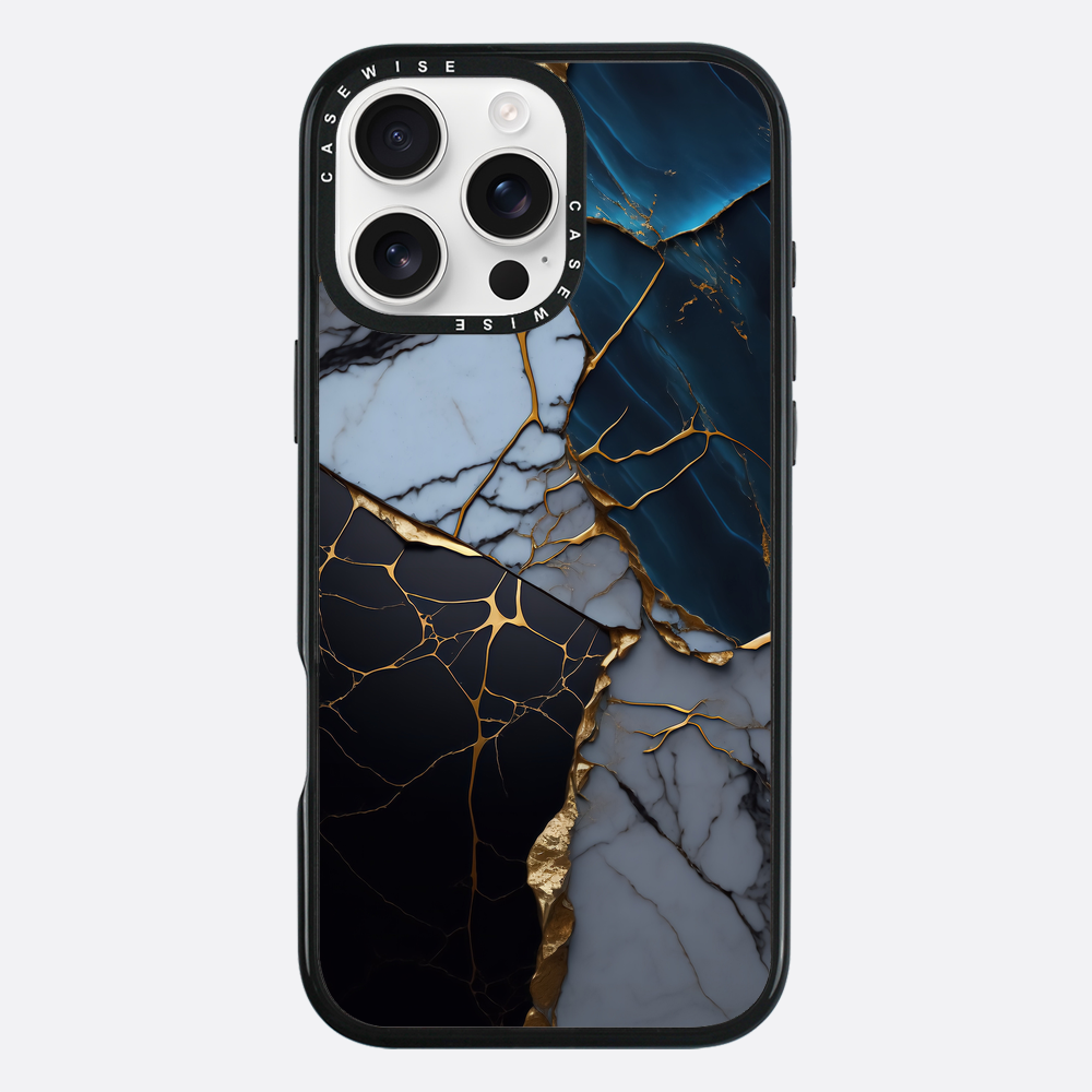 Abstrakter Marmor Kintsugi - Hülle