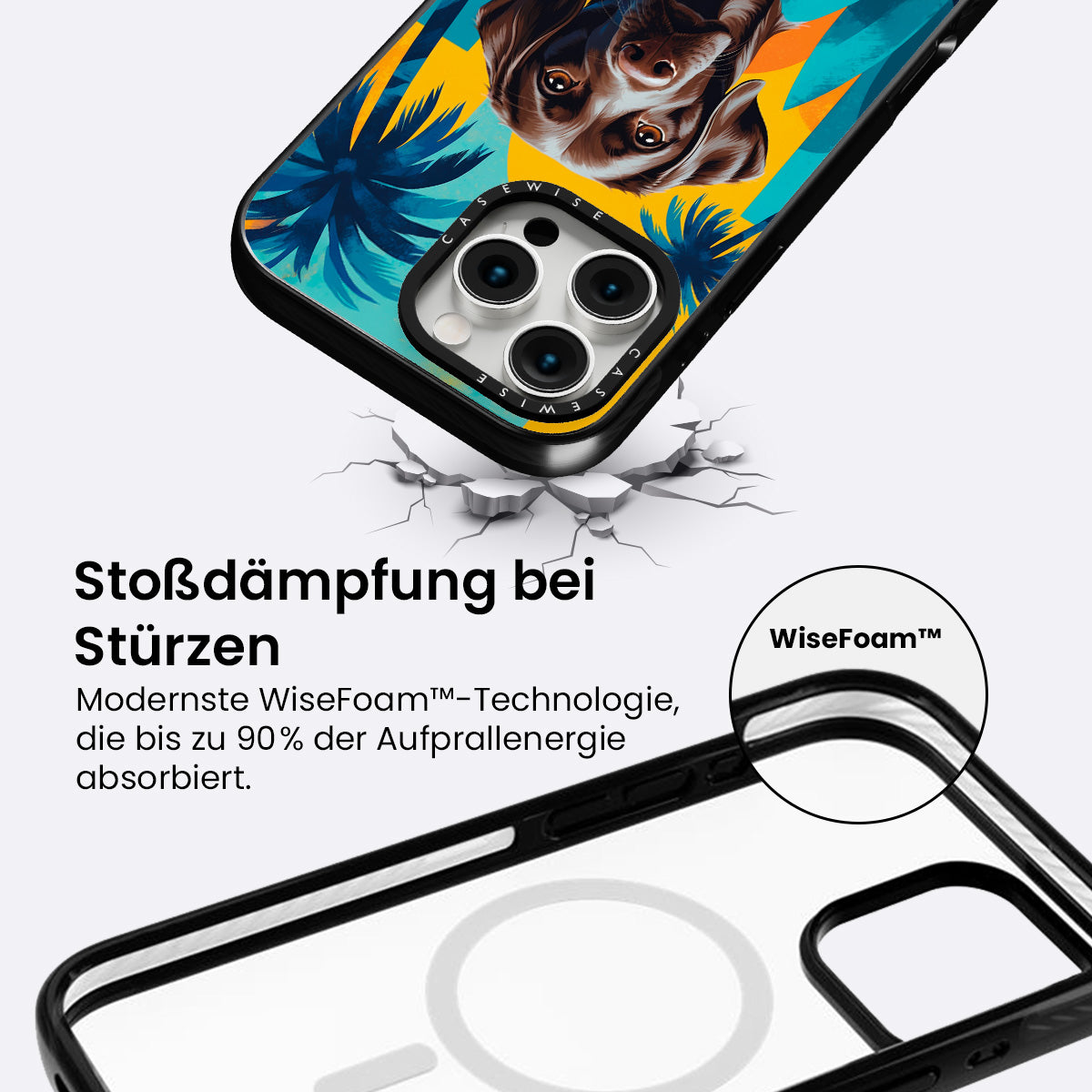 Netter abstrakter Hund - Hülle
