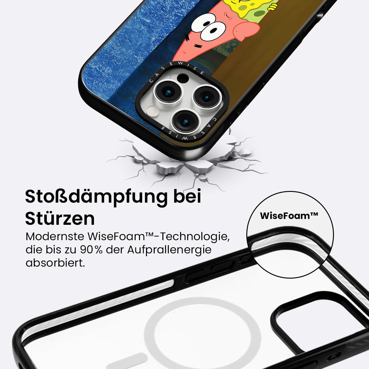 Überrascht um die Ecke SpongeBob - Hülle
