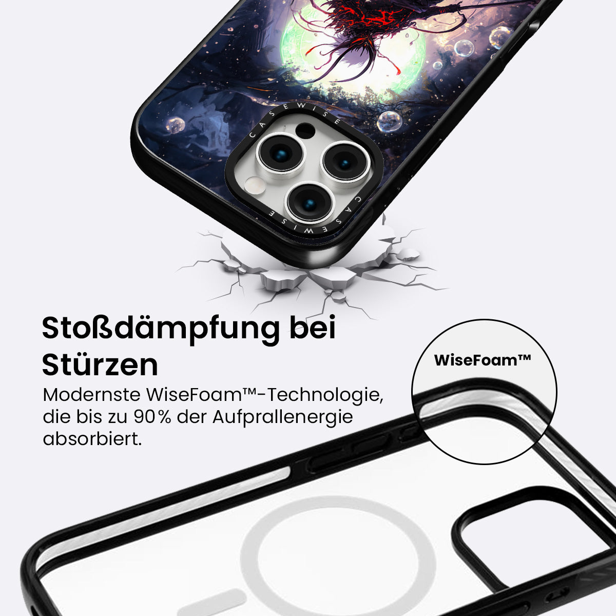 Mystisches Samurai in einem Sternennebel - Hülle
