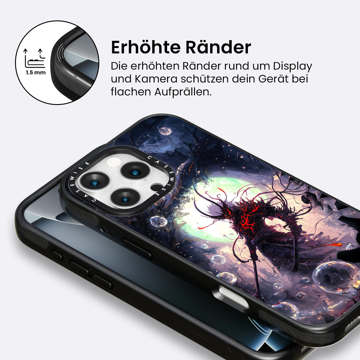 Mystisches Samurai in einem Sternennebel - Hülle