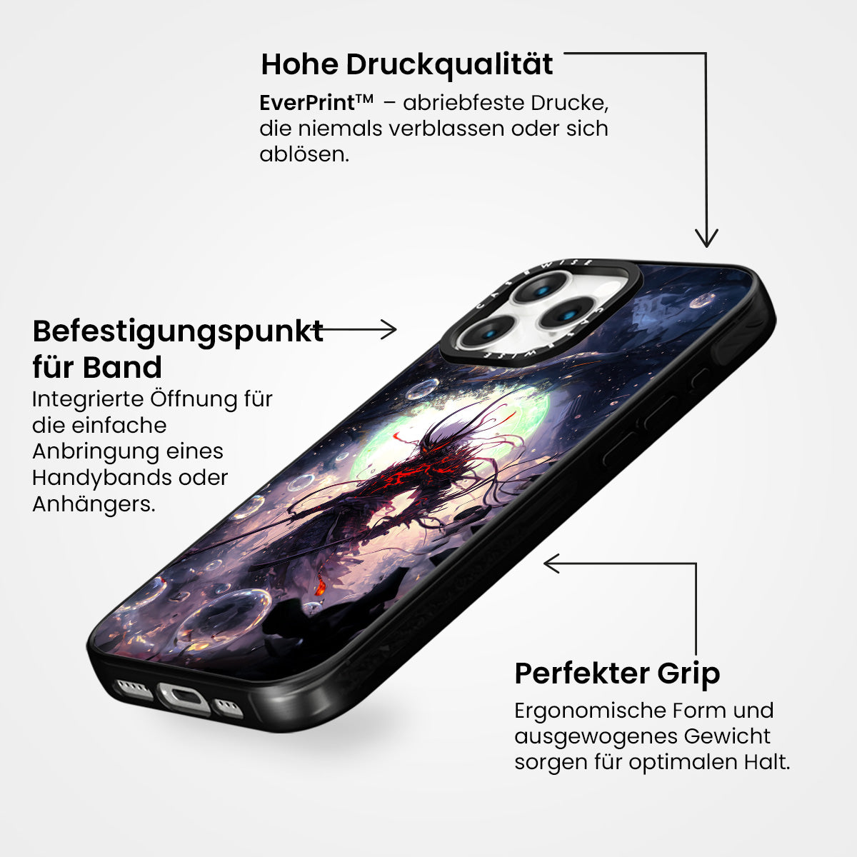 Mystisches Samurai in einem Sternennebel - Hülle