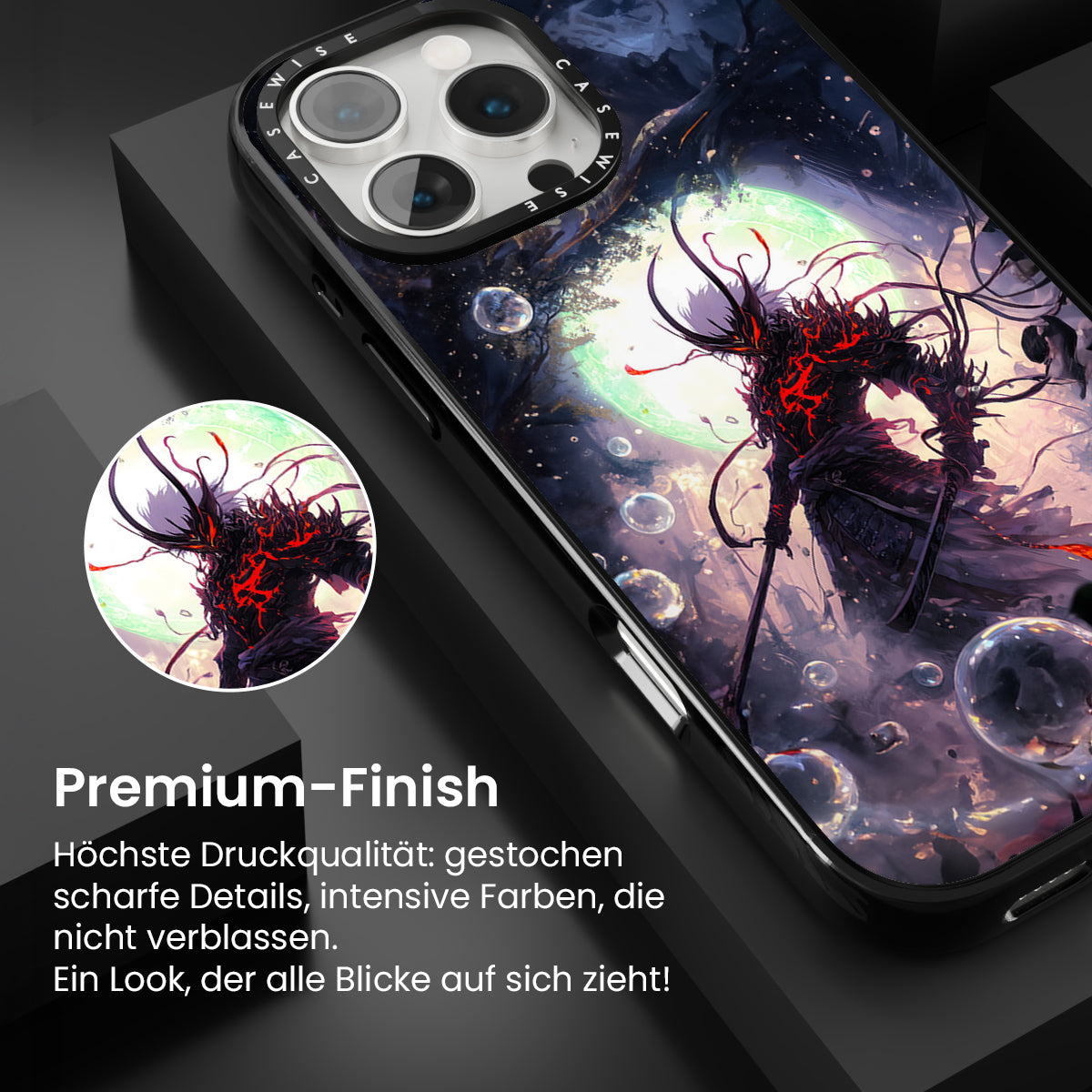 Mystisches Samurai in einem Sternennebel - Hülle