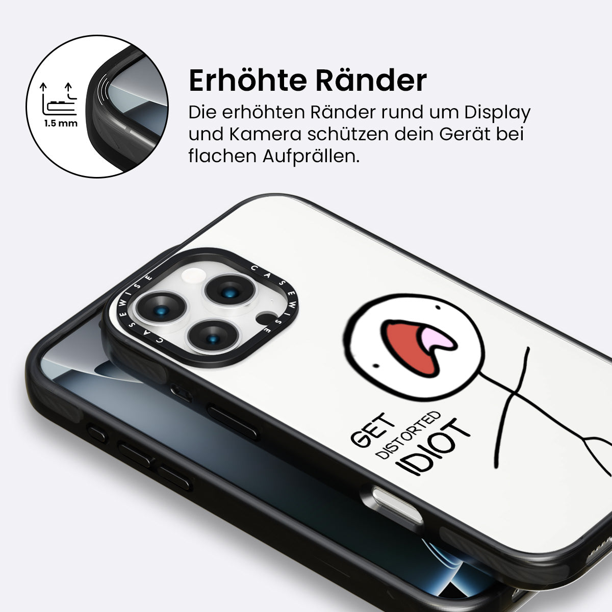 Holen Sie sich einen verzerrten Idioten - Hülle