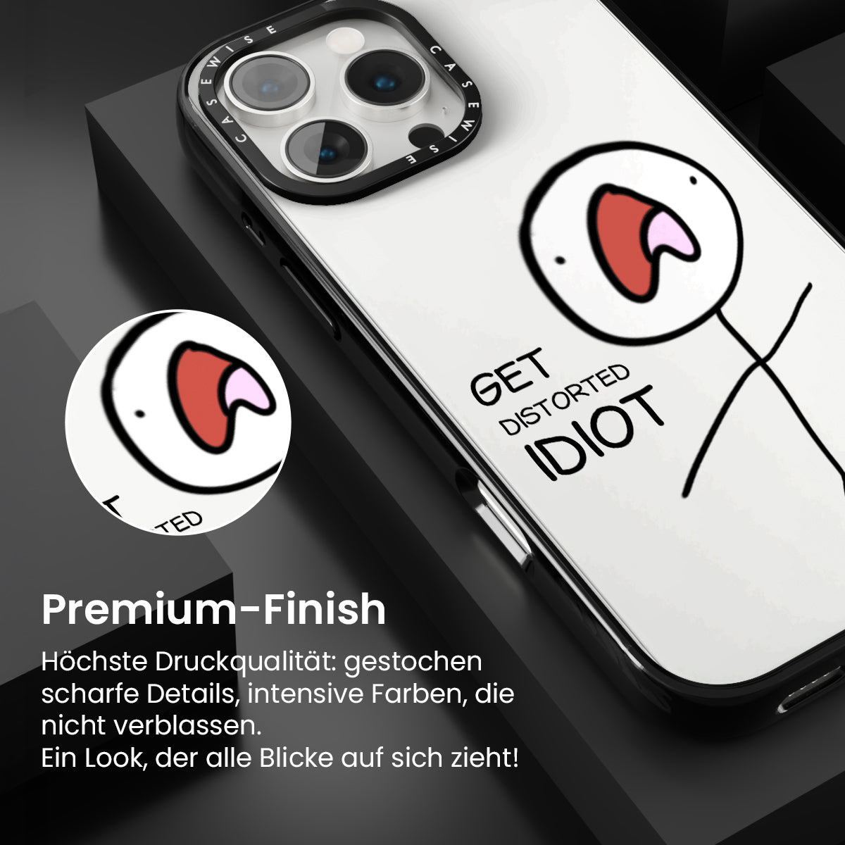 Holen Sie sich einen verzerrten Idioten - Hülle