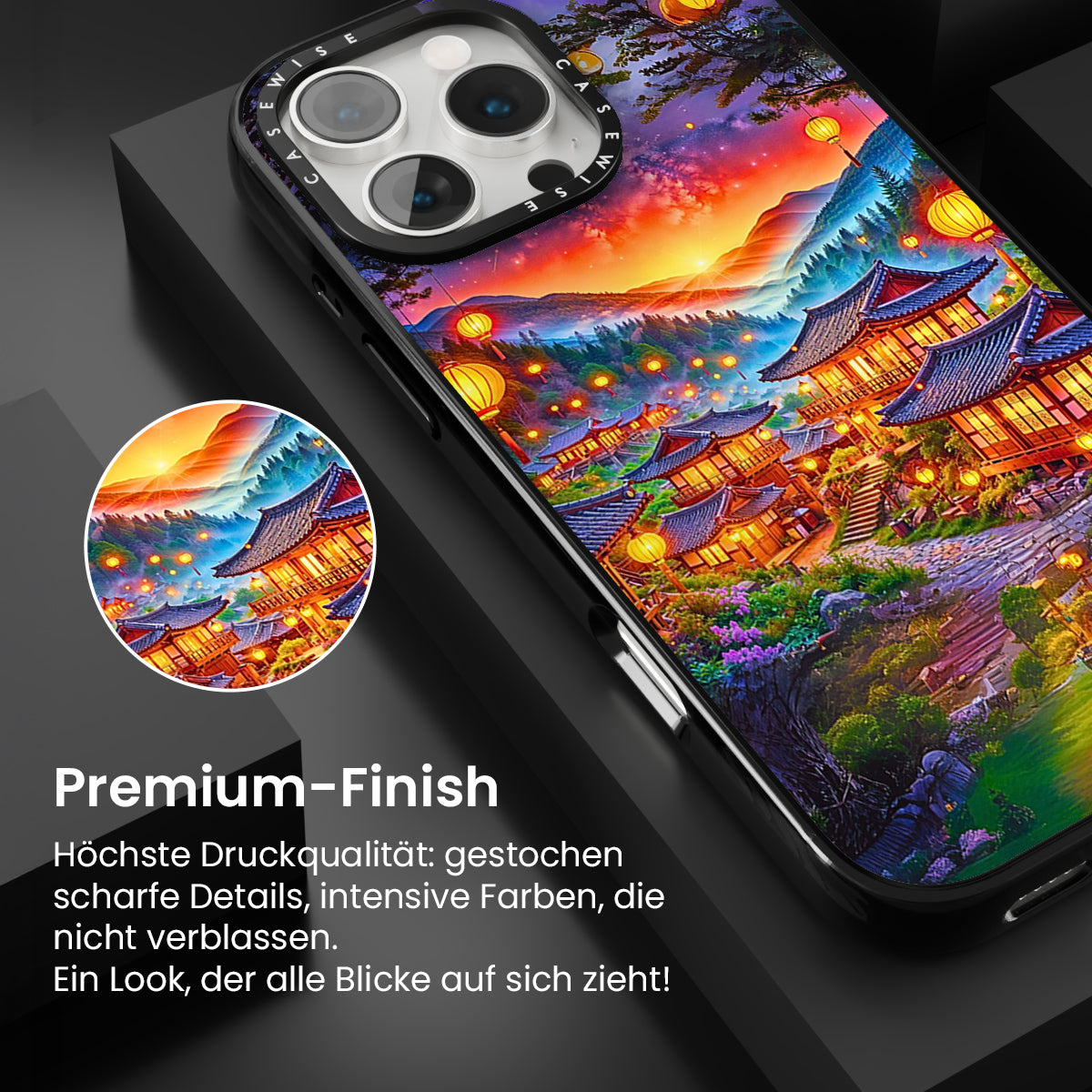 Laternen in der Abenddämmerung - Hülle