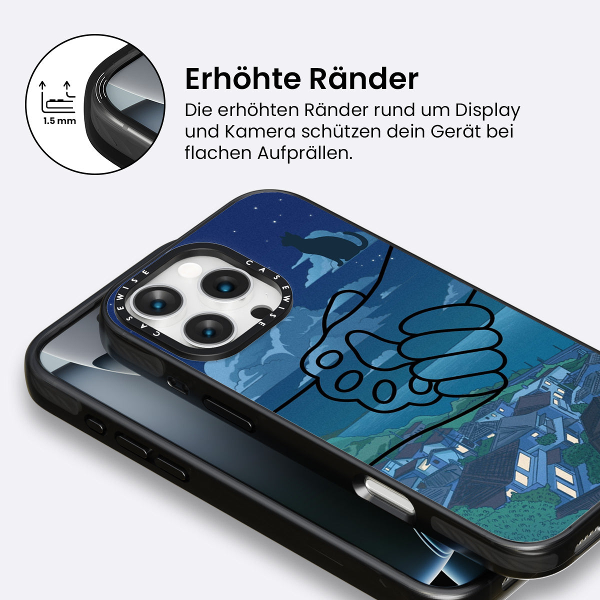 Die Liebe der Katze für immer nachts - Hülle