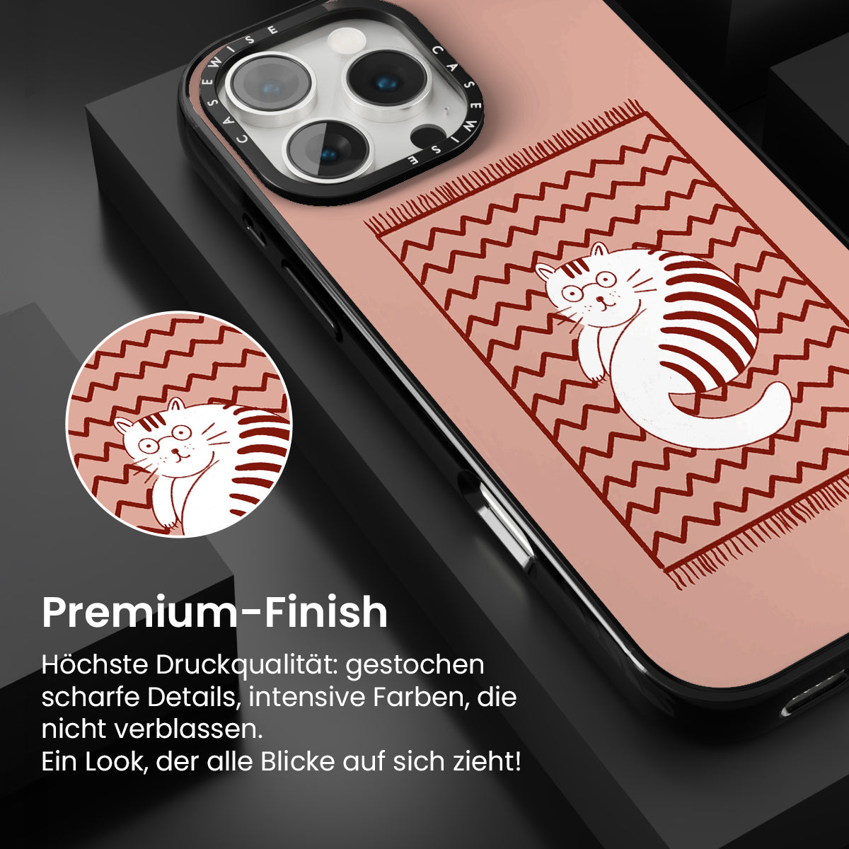 Katze auf dem Teppich - Hülle