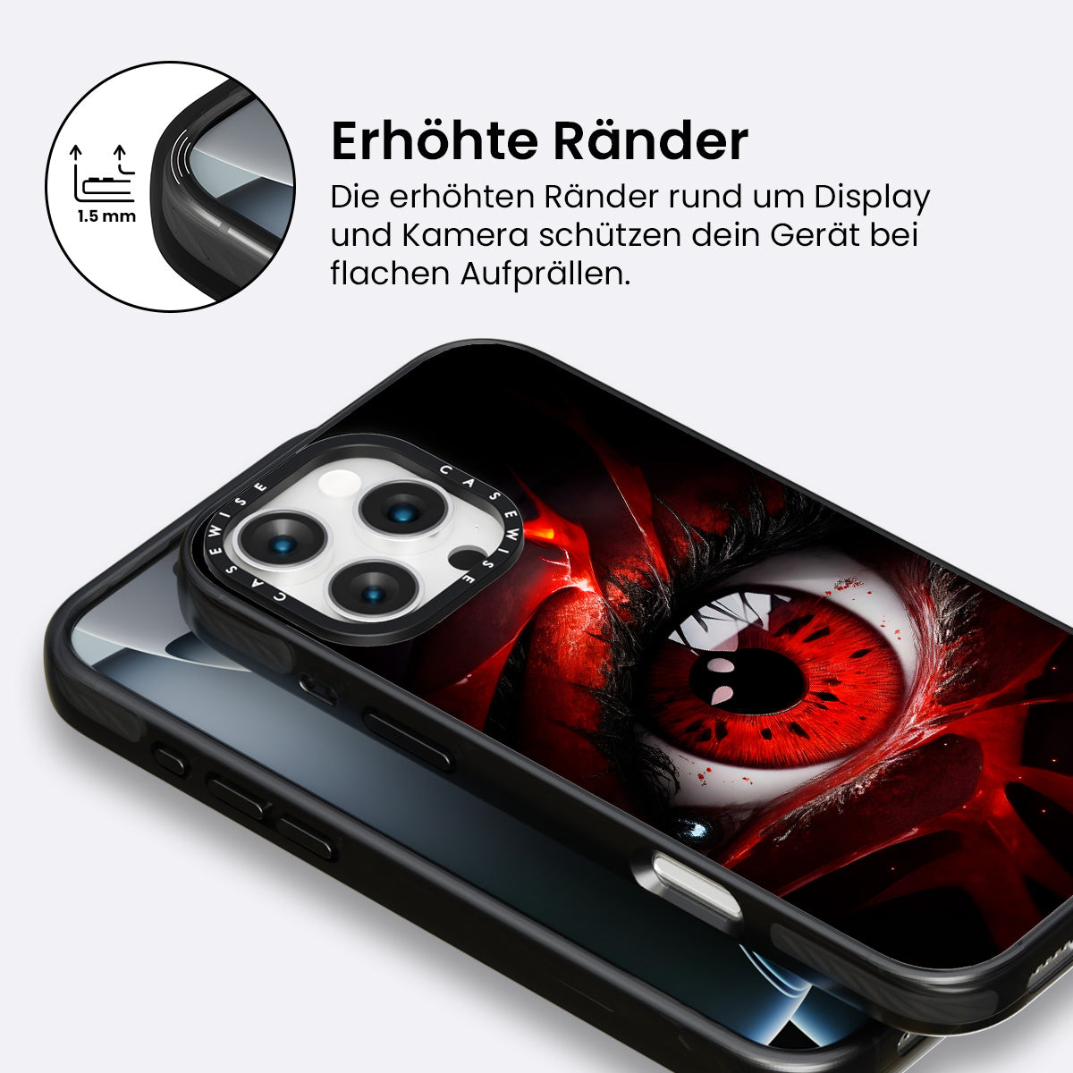 Roter Auge - Hülle