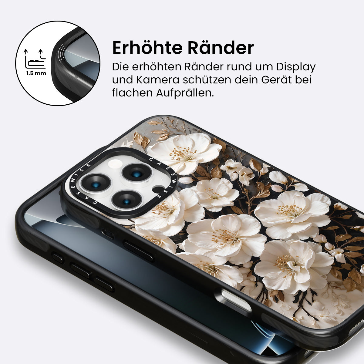 Blühende weiße Blumen. - Hülle