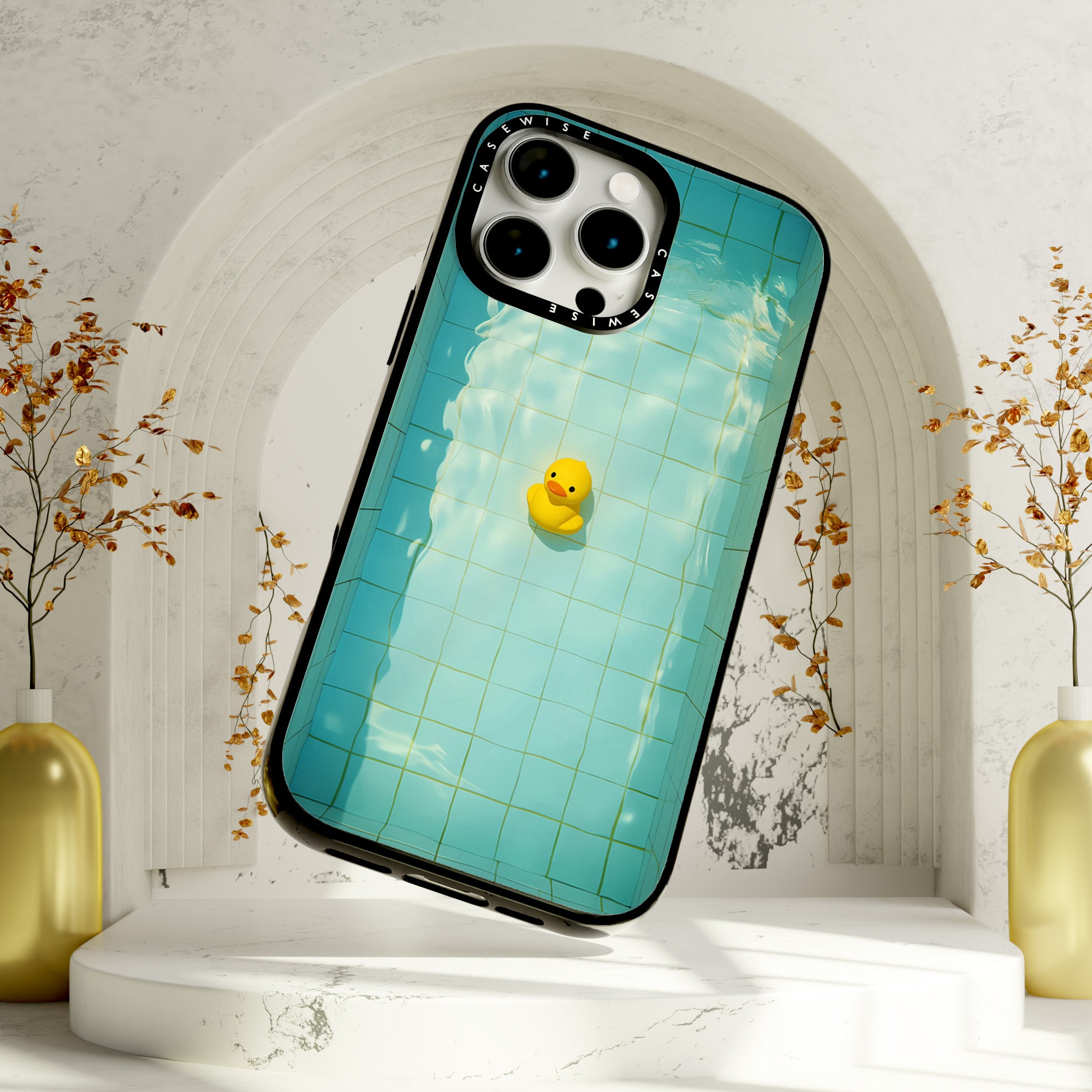 Ente in den Pool - Hülle
