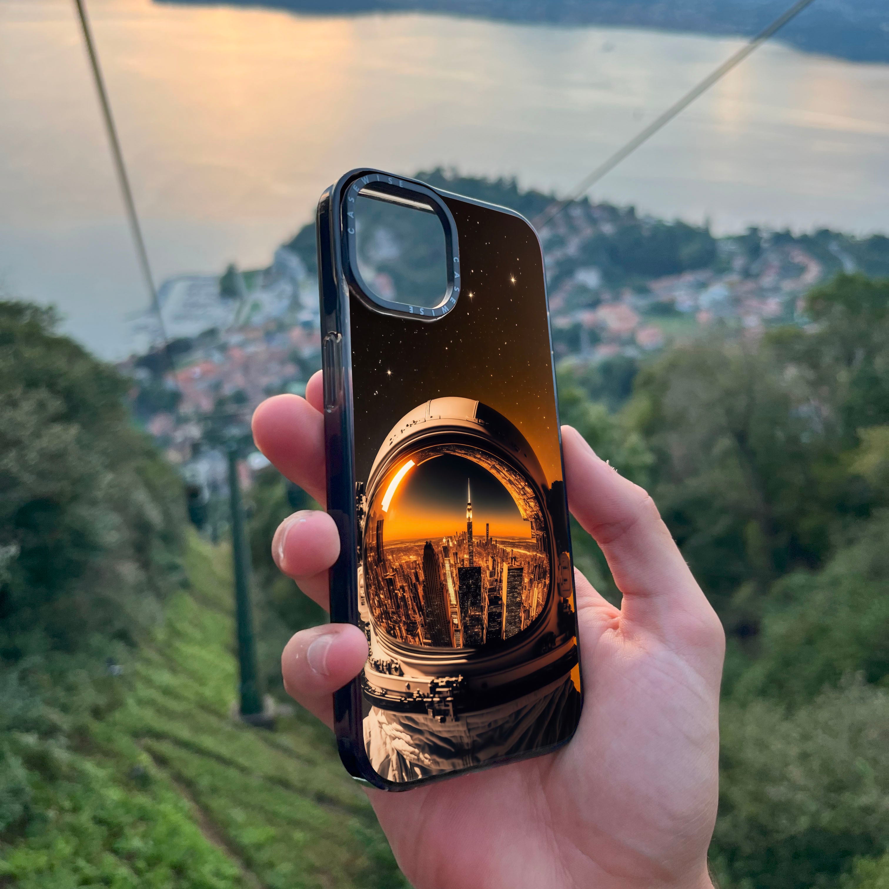Astronauten Home City Visier - Hülle