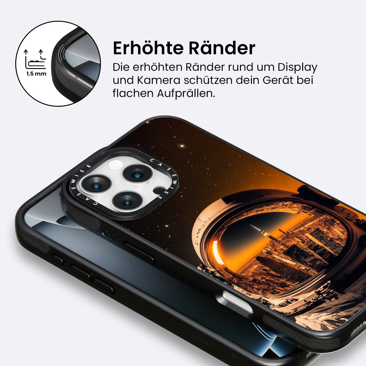 Astronauten Home City Visier - Hülle