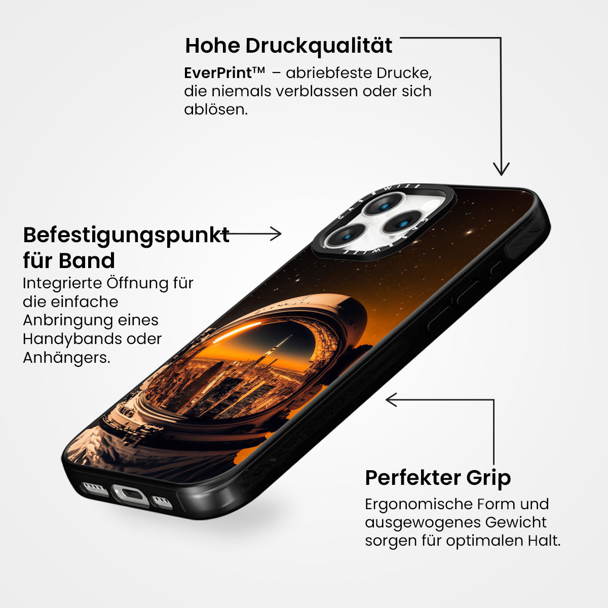 Astronauten Home City Visier - Hülle