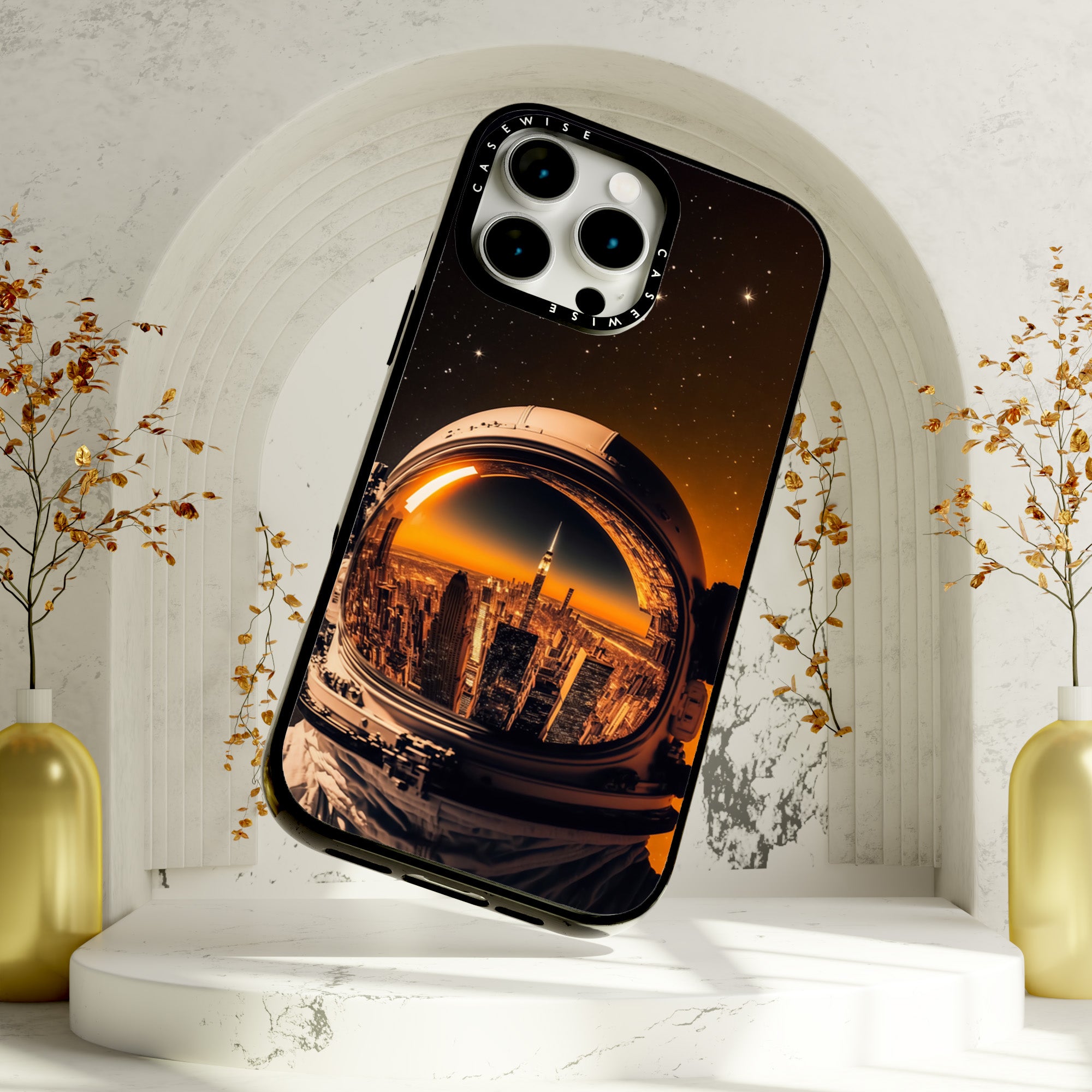 Astronauten Home City Visier - Hülle