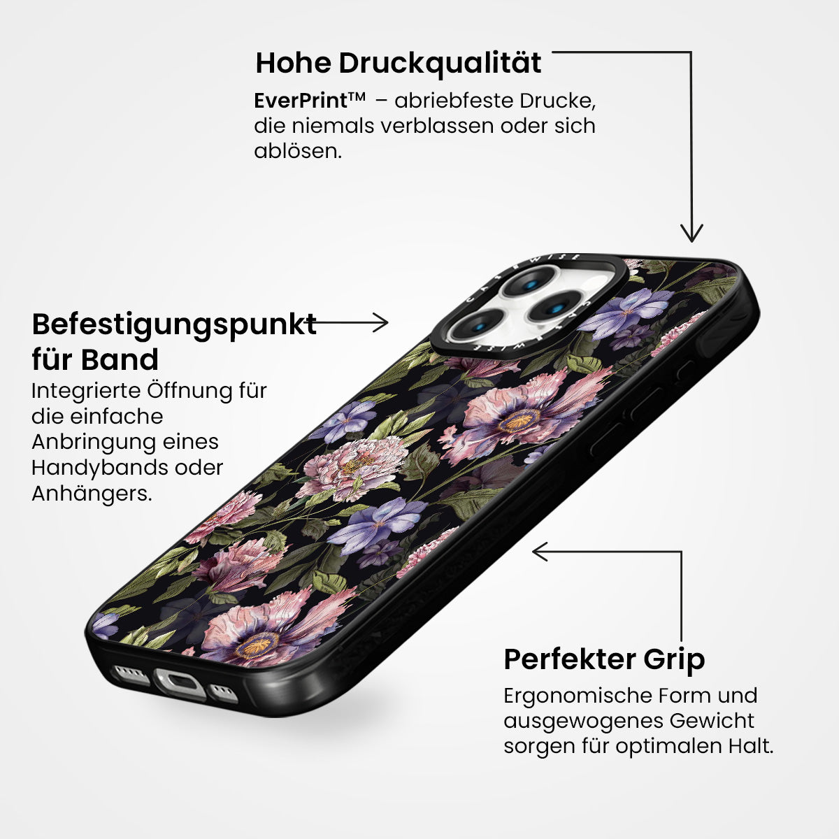 Frühling kehrt zurück (schwarz) - Hülle