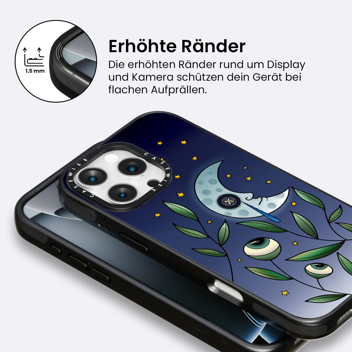 Augen- und Perlenmond - Hülle
