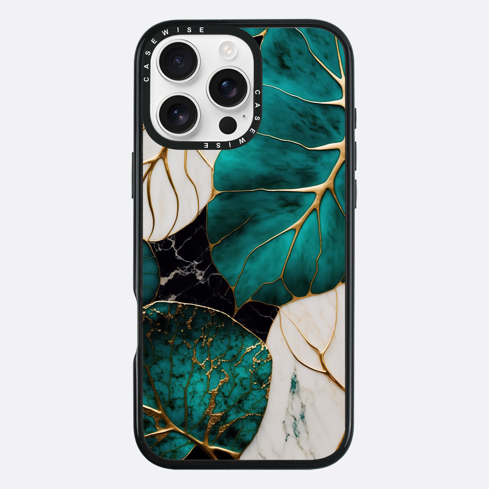 Abstrakte botanische Kintsugi - Hülle