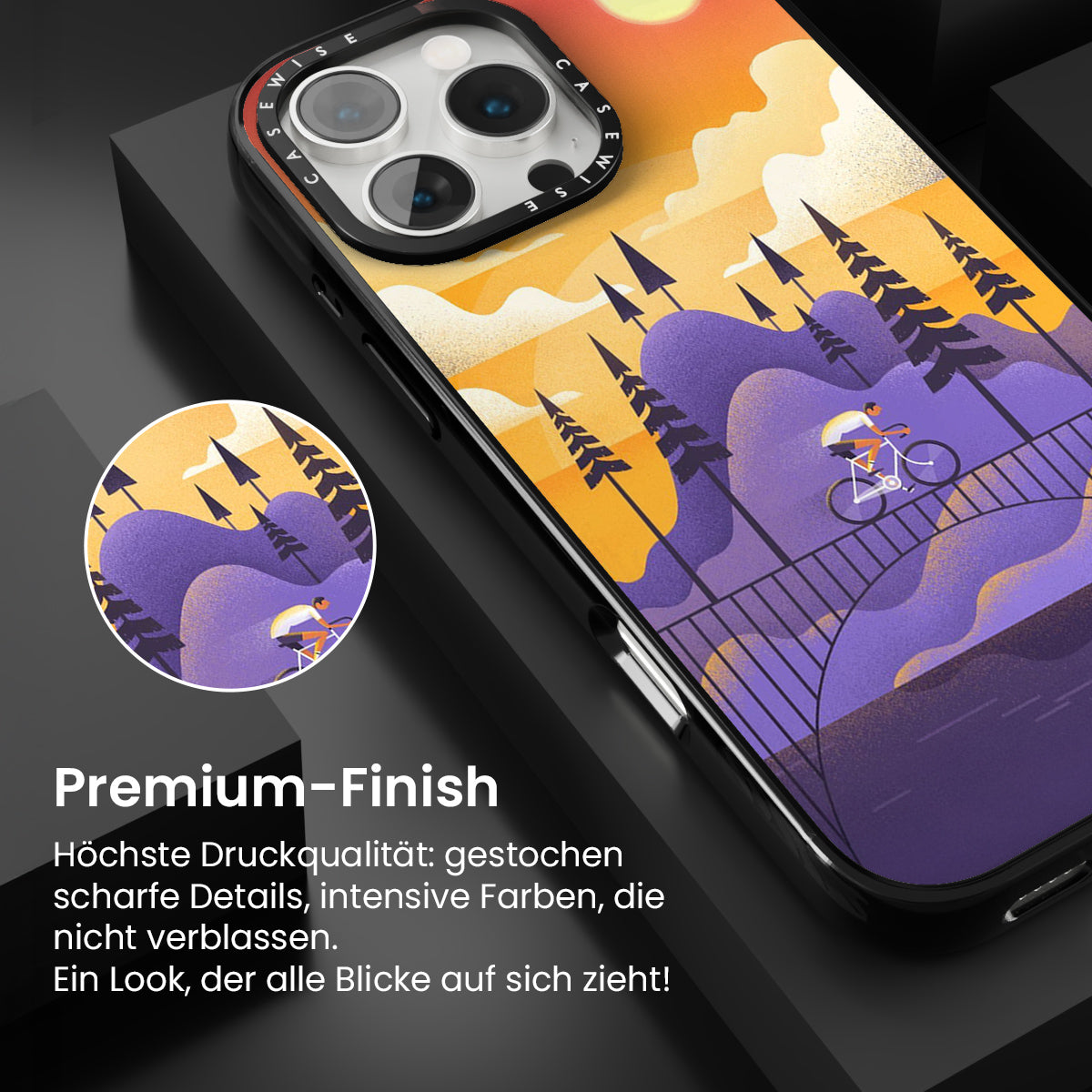 Fahren bei Sonnenuntergang - Hülle