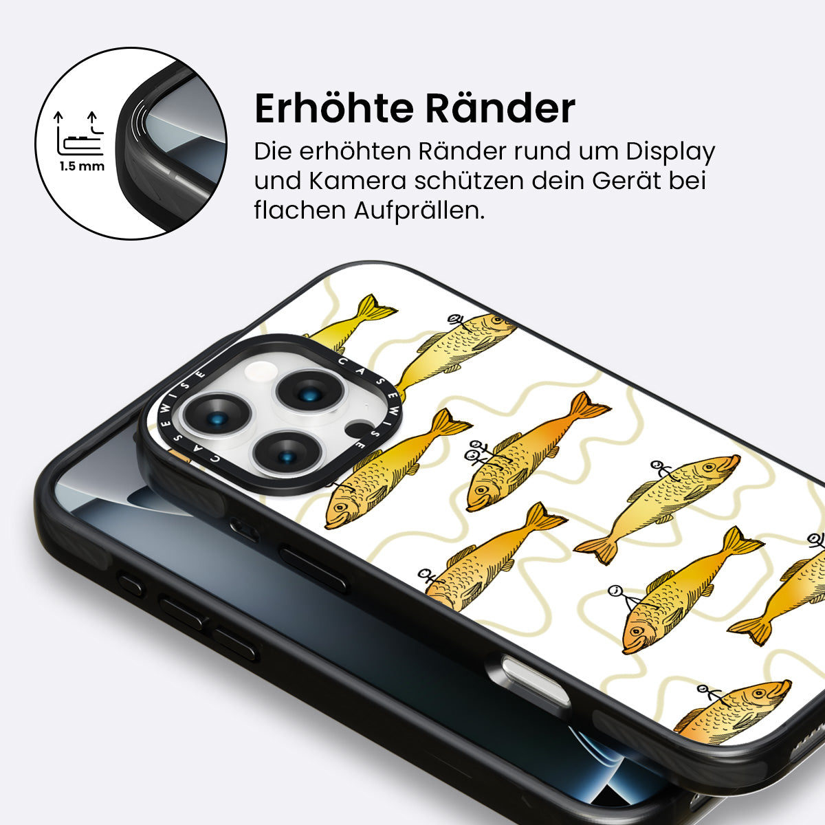 Stöcke am Fisch - Hülle