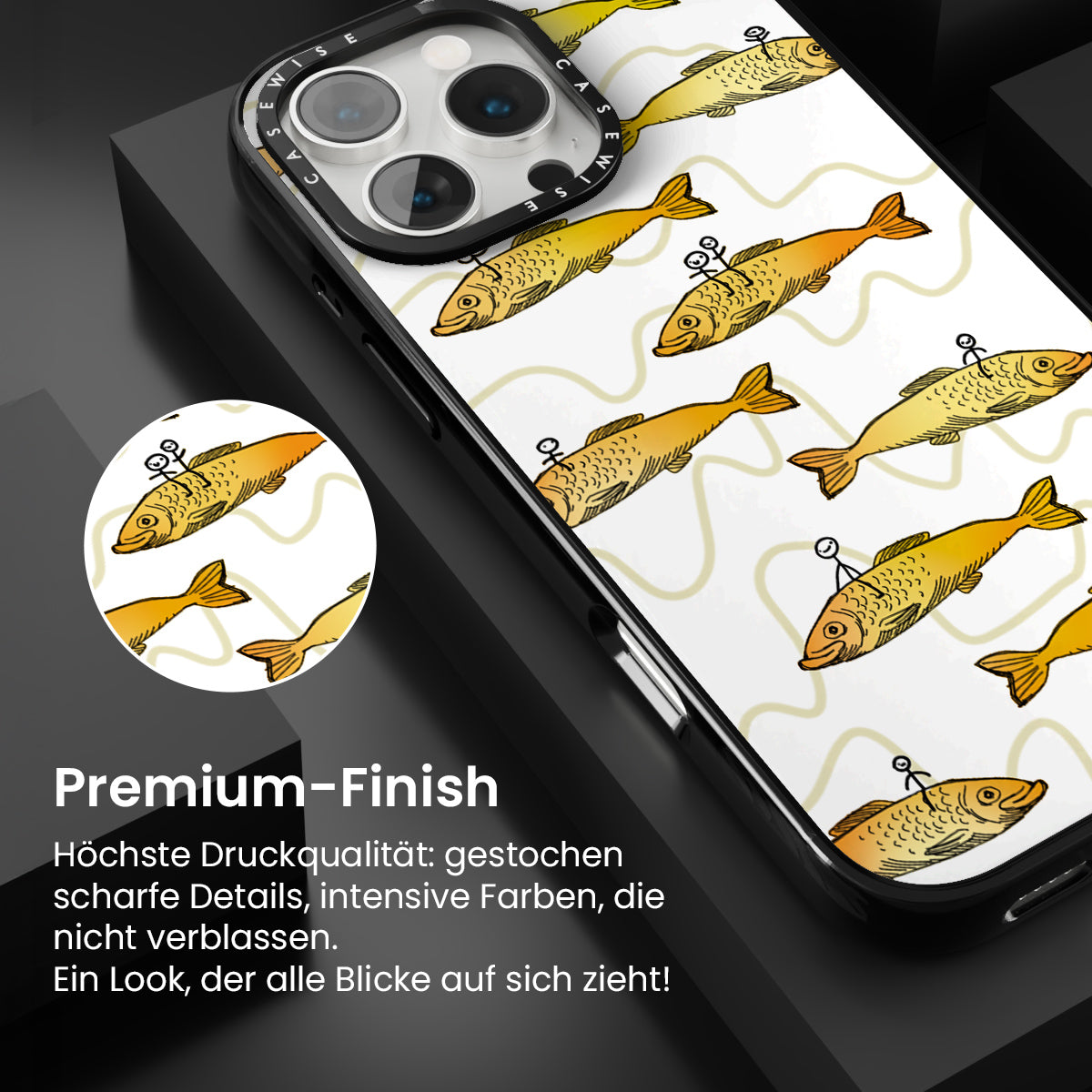 Stöcke am Fisch - Hülle