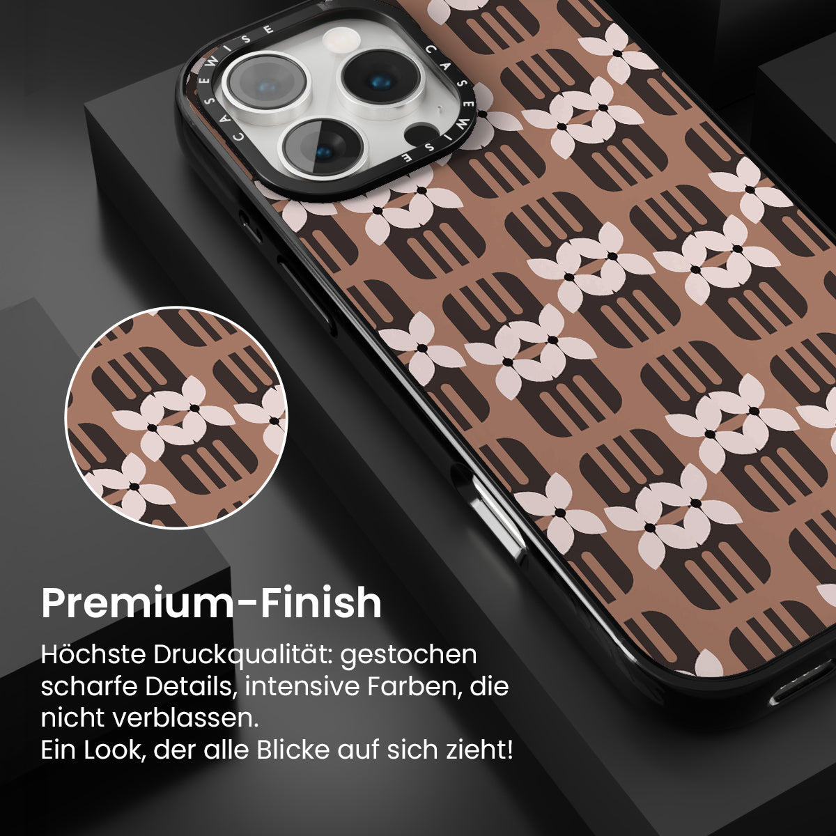 Ein blühendes Mokka - Hülle