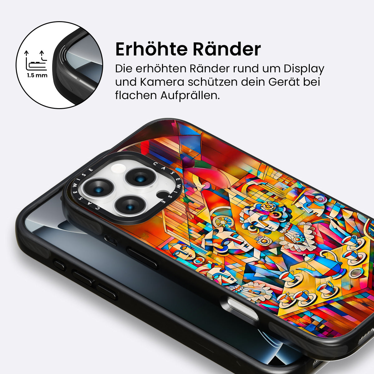 Der Geschmack der Kunst in einem Café - Hülle