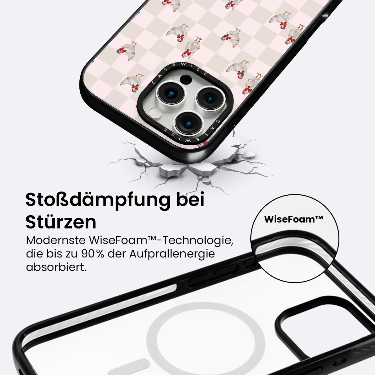 Chanterellen auf dem Schuss leichten Beige und rosa - Hülle