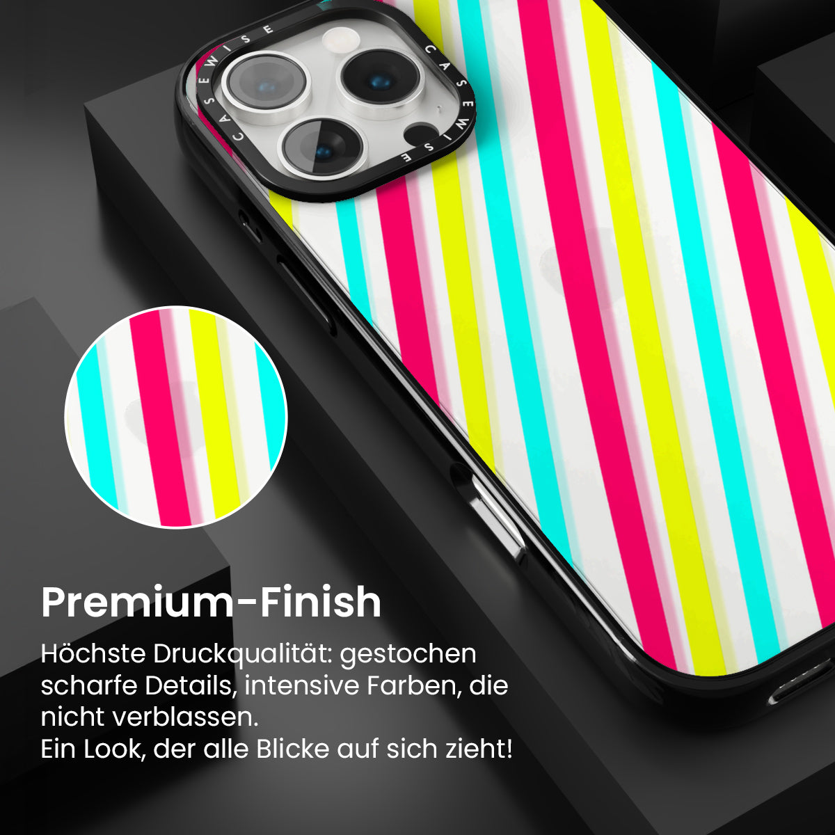 Bunte Streifen - Hülle