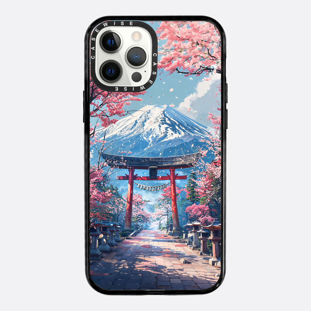 Heiliger Sakura -Pfad zu Fuji - Hülle