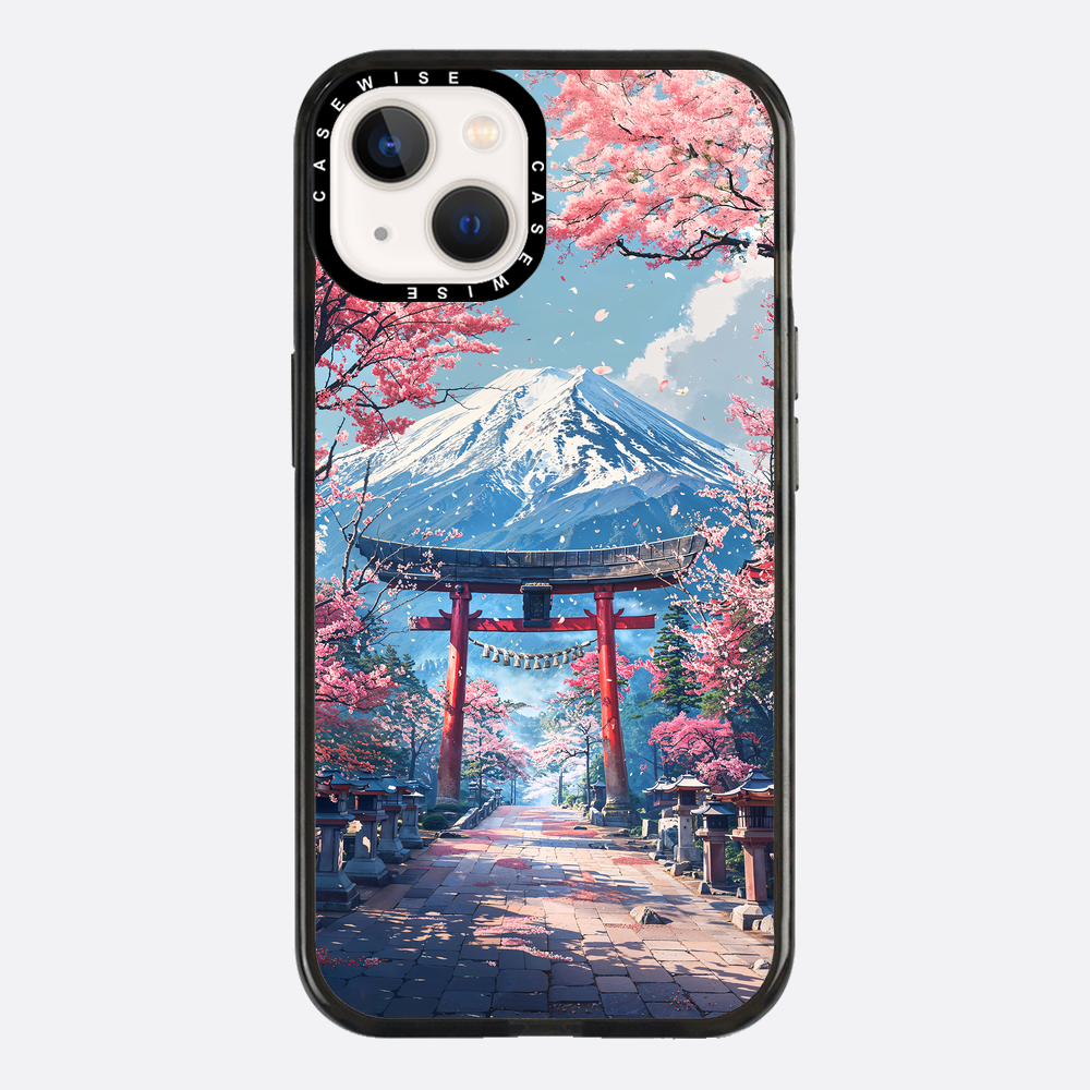 Heiliger Sakura -Pfad zu Fuji - Hülle