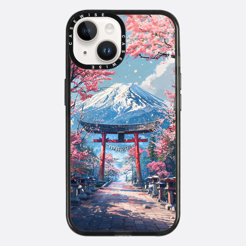 Heiliger Sakura -Pfad zu Fuji - Hülle