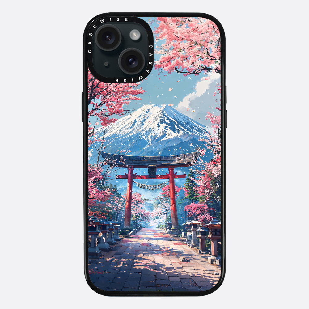 Heiliger Sakura -Pfad zu Fuji - Hülle