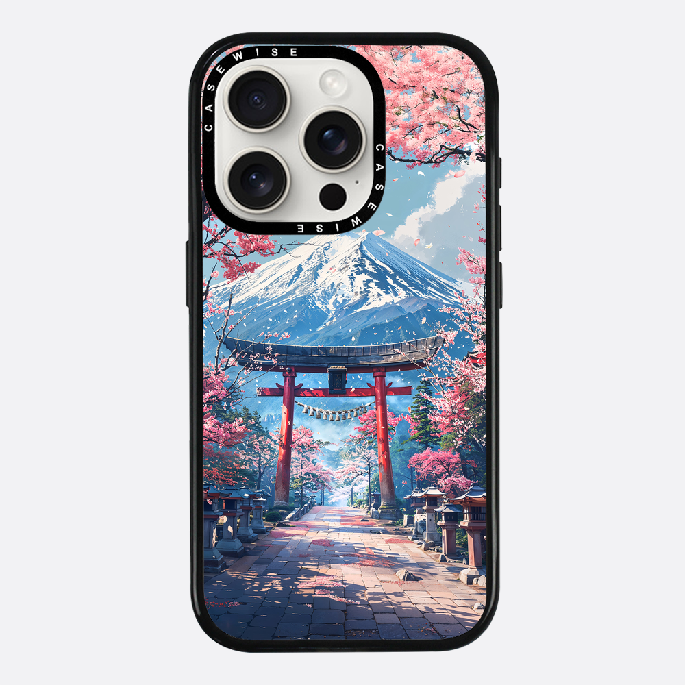 Heiliger Sakura -Pfad zu Fuji - Hülle