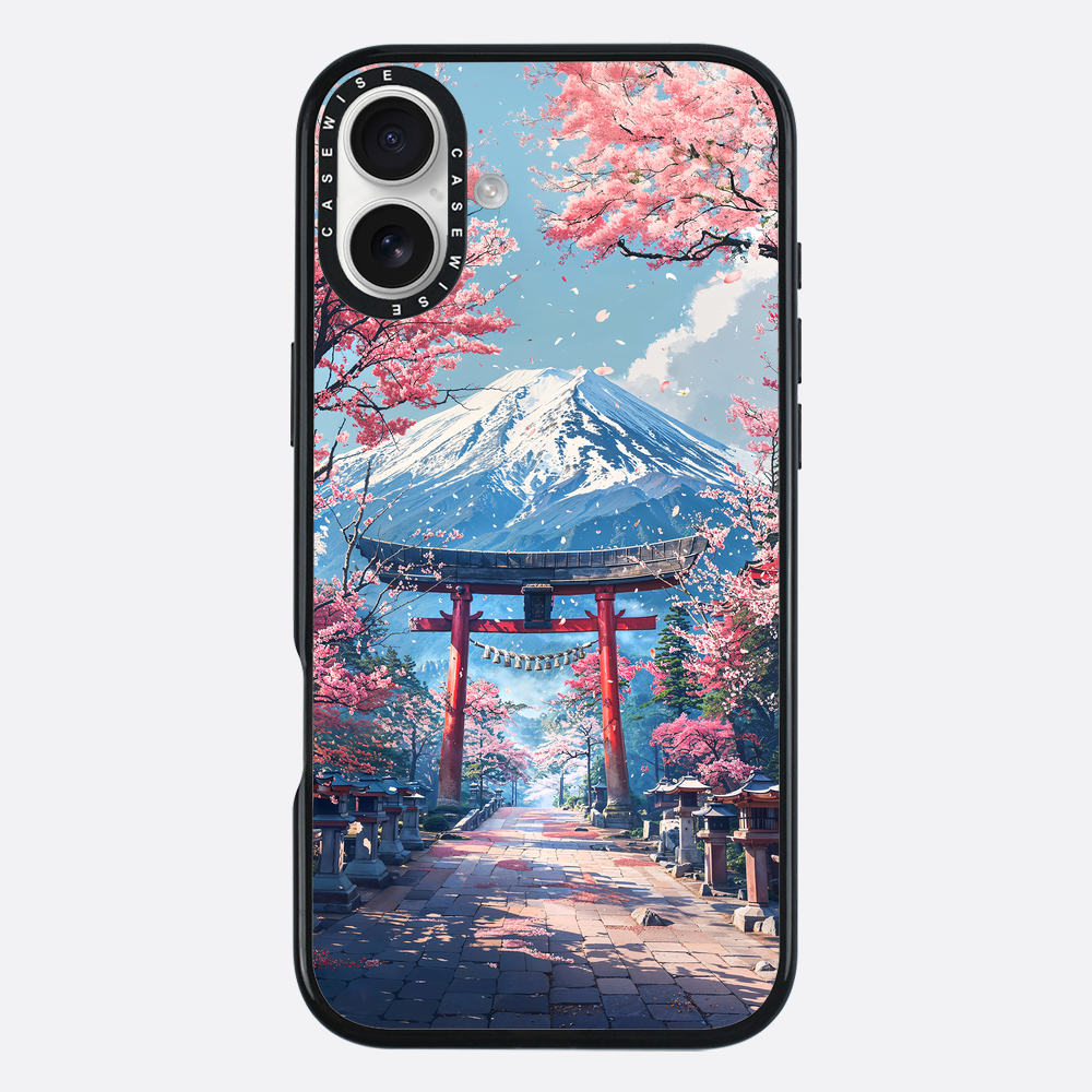 Heiliger Sakura -Pfad zu Fuji - Hülle