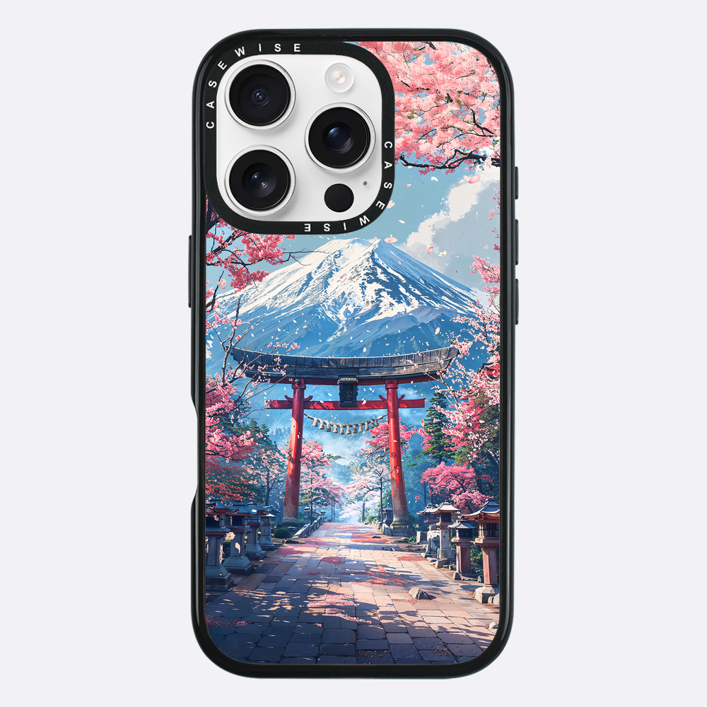 Heiliger Sakura -Pfad zu Fuji - Hülle