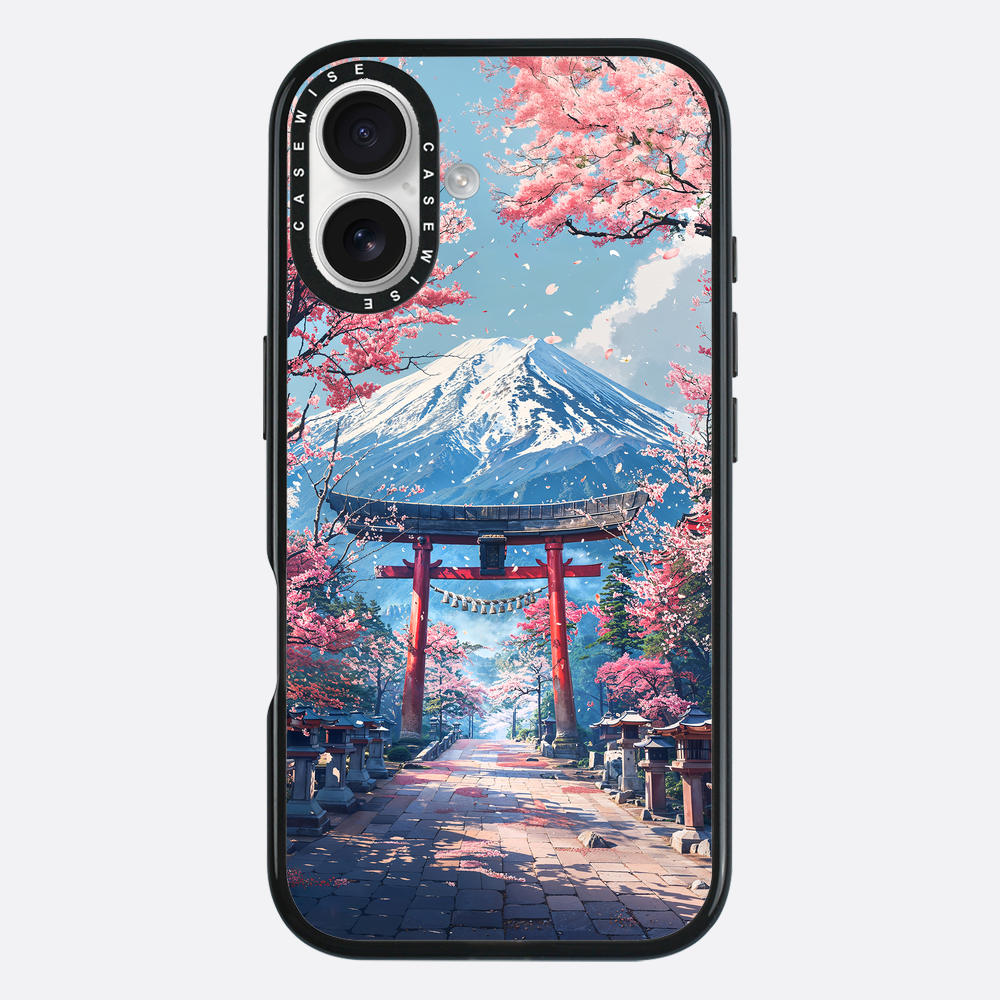 Heiliger Sakura -Pfad zu Fuji - Hülle