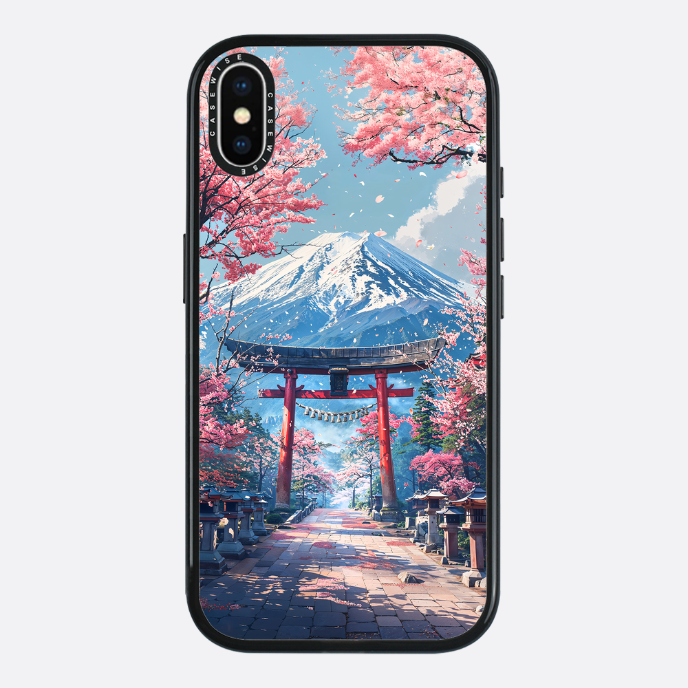 Heiliger Sakura -Pfad zu Fuji - Hülle