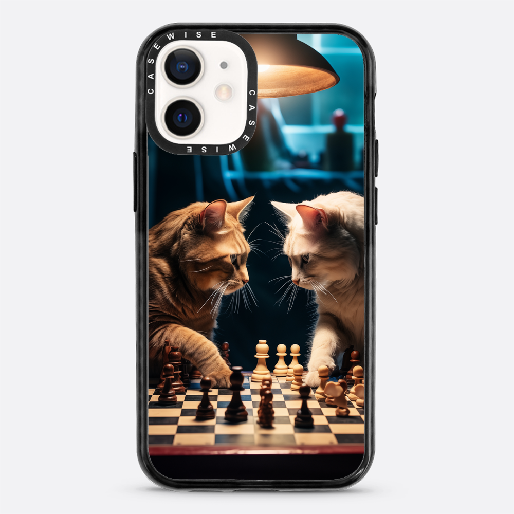 Katzen spielen Schach - Hülle