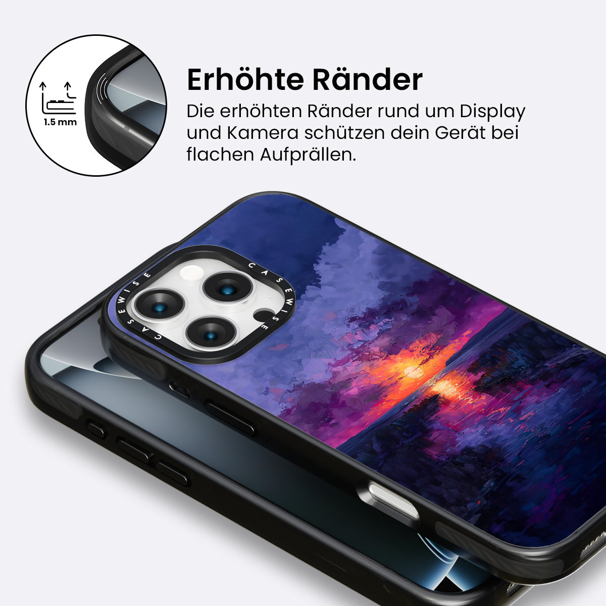 Mitternacht der Sonneneinnahme - Hülle