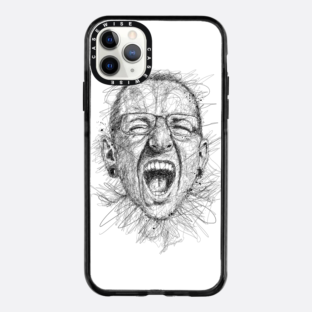 Digital Scribble Art Design, inspiriert von Chester Bennington - Hülle
