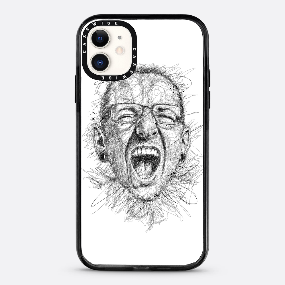 Digital Scribble Art Design, inspiriert von Chester Bennington - Hülle