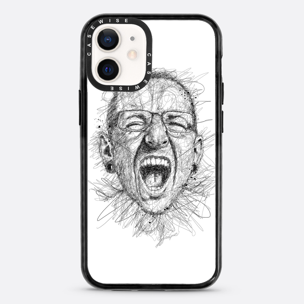 Digital Scribble Art Design, inspiriert von Chester Bennington - Hülle