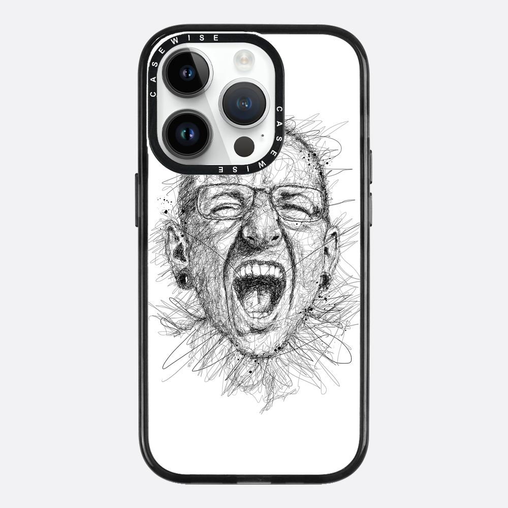 Digital Scribble Art Design, inspiriert von Chester Bennington - Hülle