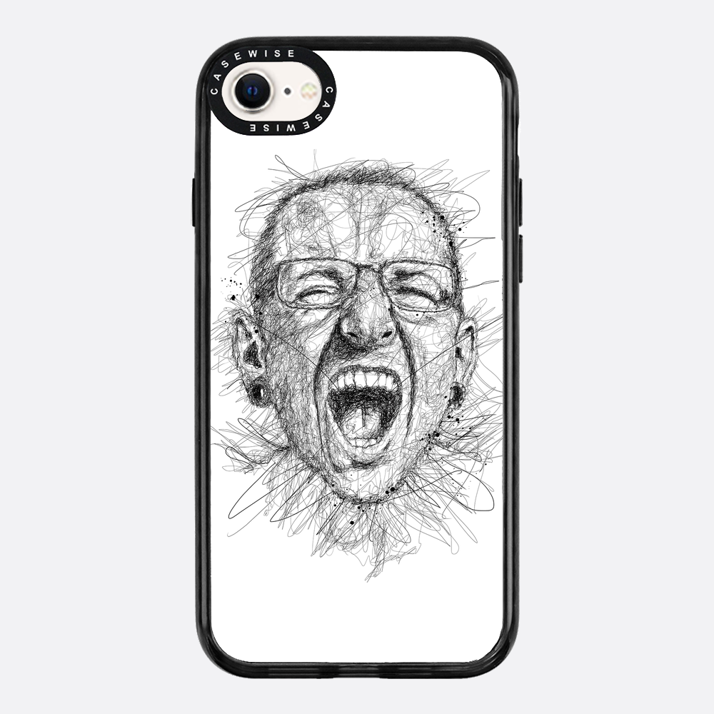 Digital Scribble Art Design, inspiriert von Chester Bennington - Hülle