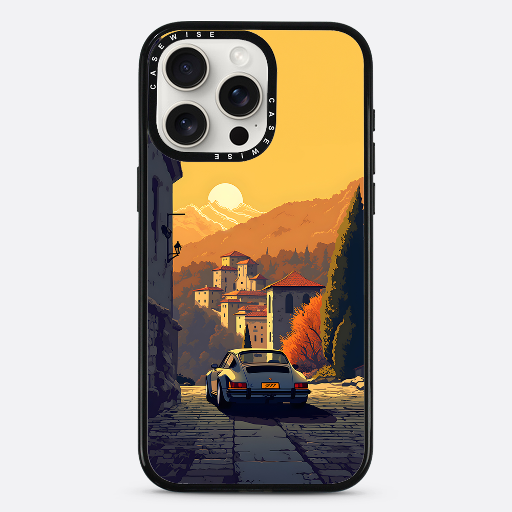 Porsche 911 Vintage Sunset - Hülle