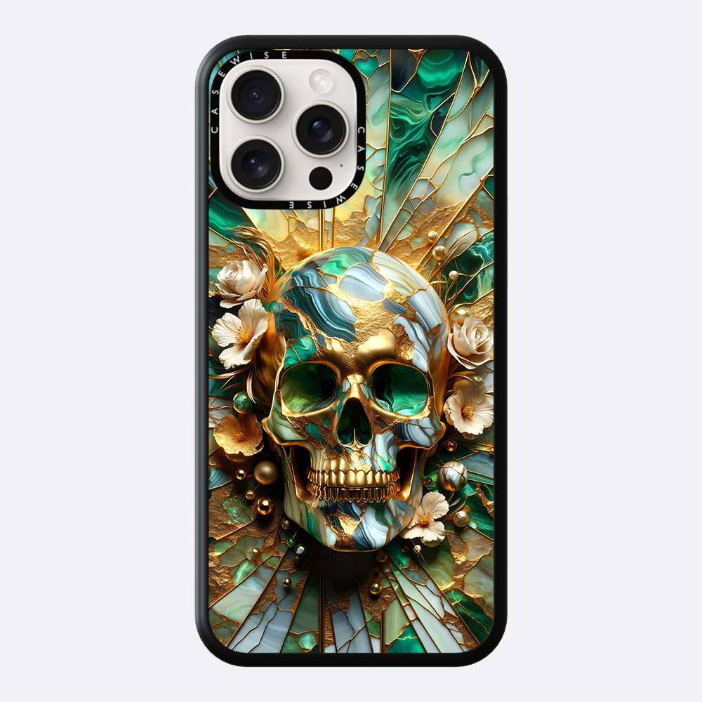 Abstract Floral Gold Skull - Hülle