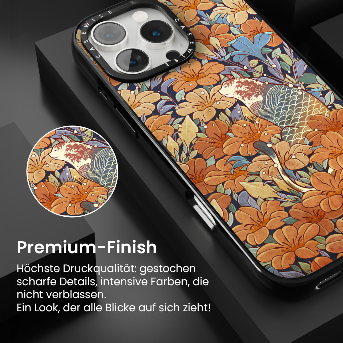 Katzen- und Orangenblumen - Hülle