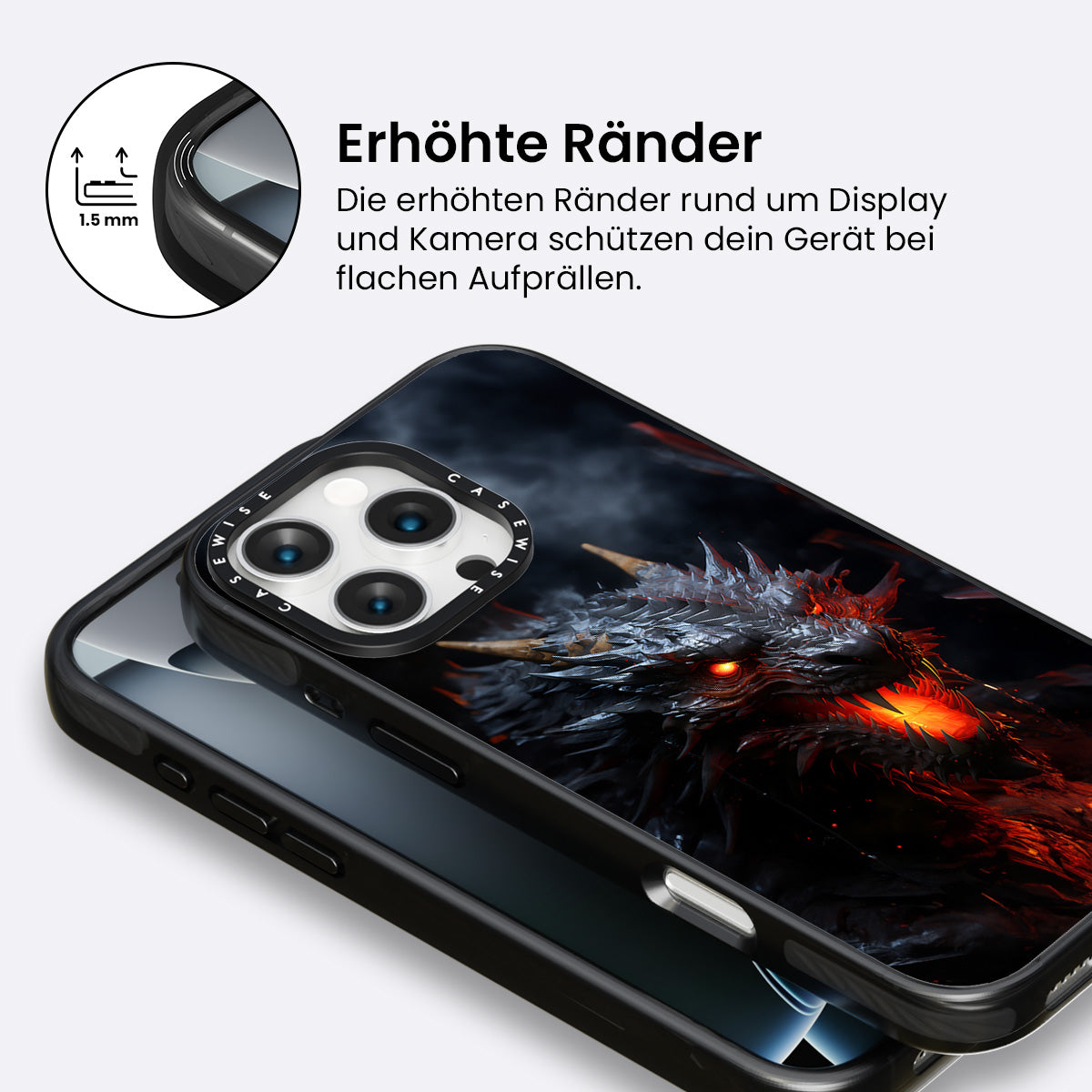 Schwarzer Nachtdrache - Hülle