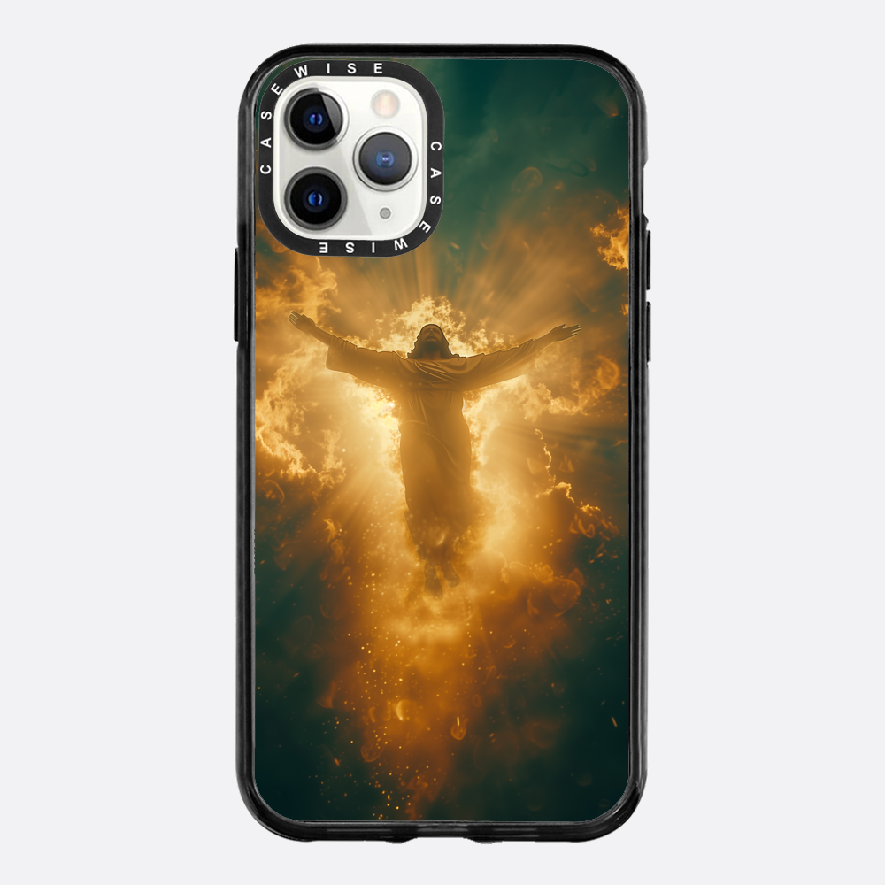 Jesus Christus glüht in den Wolken - Hülle